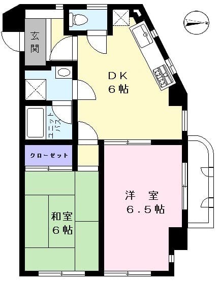 LANAI COMFORT２４ 3階の間取り 1