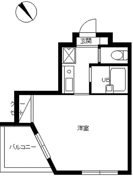 スカイコート文京小石川第2 5階の間取り 1