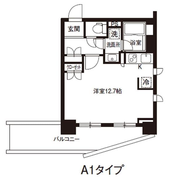 レジディア御茶ノ水 10階の間取り 1