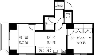 スターシップハイツ 4階の間取り 1