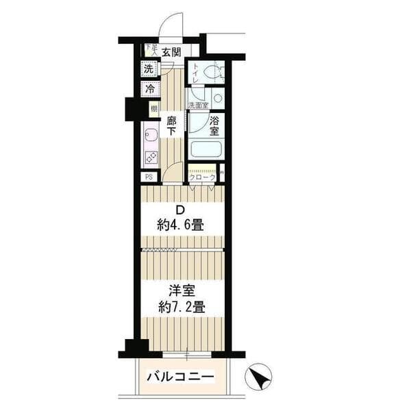 エステージ六義園 1階の間取り 1