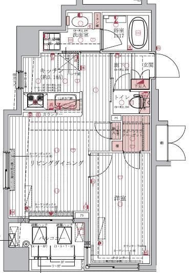 アーバンフィールド曳舟 5階の間取り 1