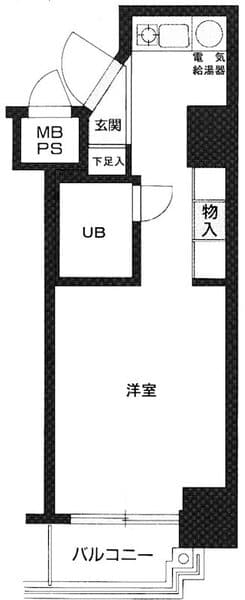 メインステージ王子駅前 4階の間取り 1