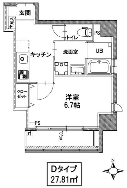 ル・プラターヌ 3階の間取り 1