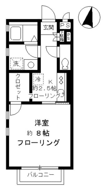 ＳＵＮＮＹ　ＣＯＵＲＴ 1階の間取り 1