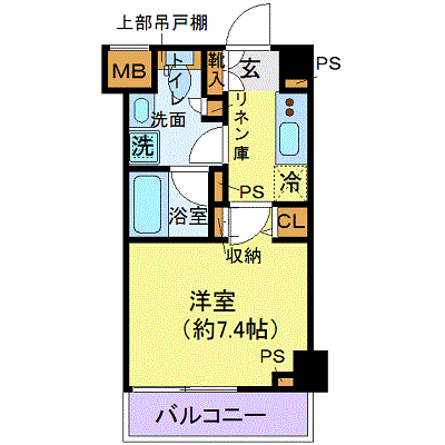 プレール・ドゥークときわ台 3階の間取り 1