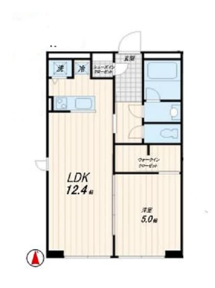 Ｌａ　Ｄｏｕｃｅｕｒ練馬 4階の間取り 1