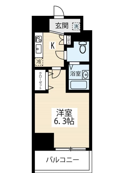 ＧＥＮＯＶＩＡ京成立石Ⅲｓｋｙｇａｒｄｅｎ 4階の間取り 1