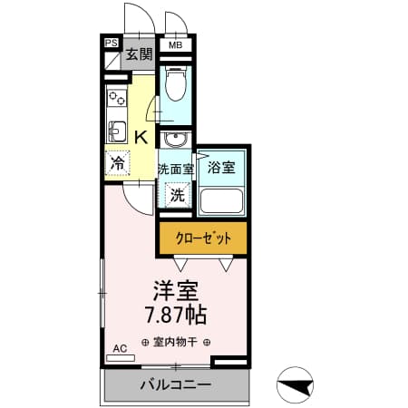 グレース スクエア 2階の間取り 1