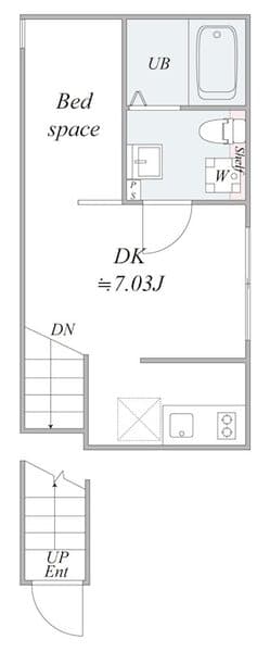 GRANDEMAISONSUGAMO 2階の間取り 1