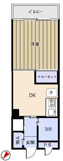 コラム大塚 1階の間取り 1