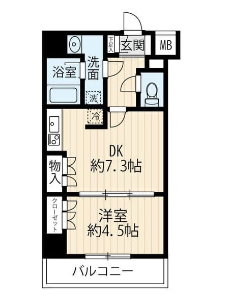 セジョリ大山 1階の間取り 1