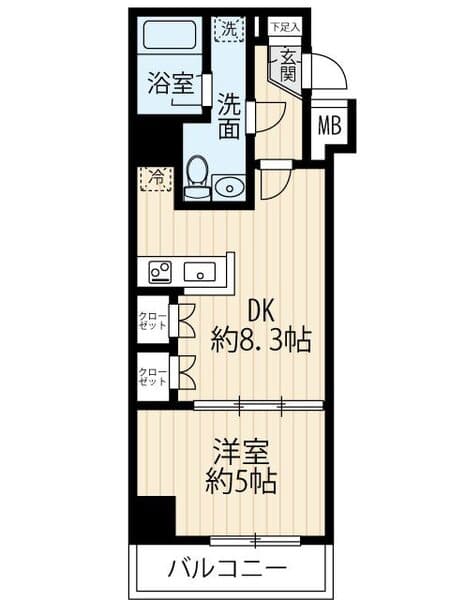 セジョリ大山 4階の間取り 1