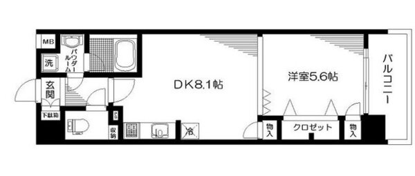 日神パレステージ西池袋公園 3階の間取り 1