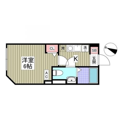 Kensington House 2階の間取り 1