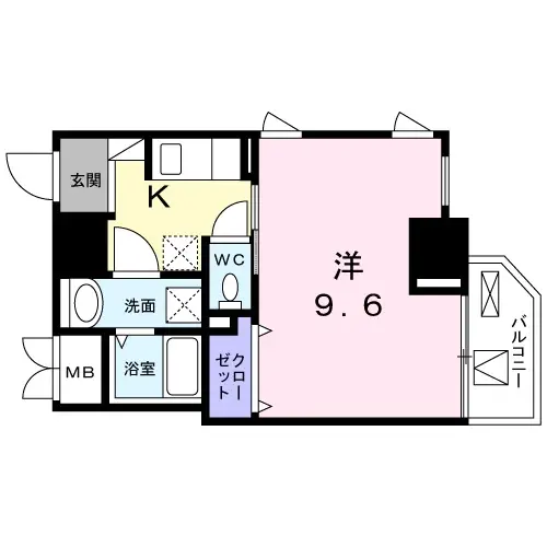 グラン　ヒルズ　西新宿 4階の間取り 1