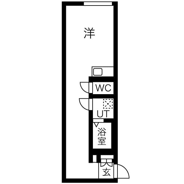 アルベルゴ北千住 2階の間取り 1