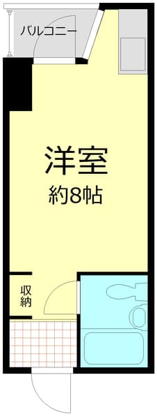 赤坂キャステール 6階の間取り 1