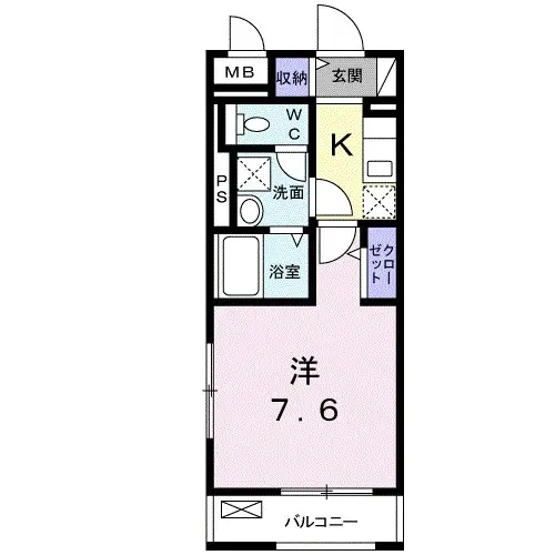 ヴィラージュ柴又 3階の間取り 1