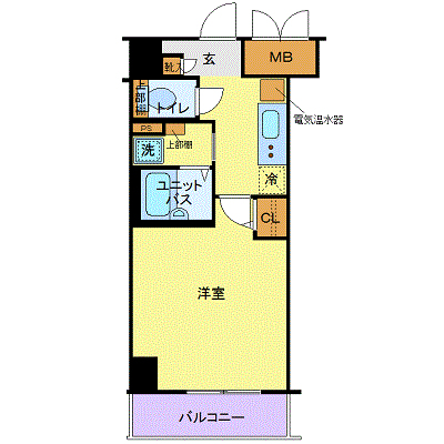 FORTIS水天宮前 5階の間取り 1