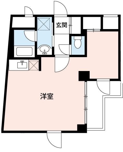 湯島アパートメントハウス 5階の間取り 1