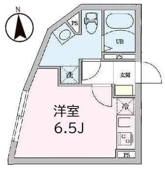 ALBA志茂 3階の間取り 1