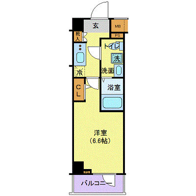 グランヴァンフリステーラ東陽町 4階の間取り 1