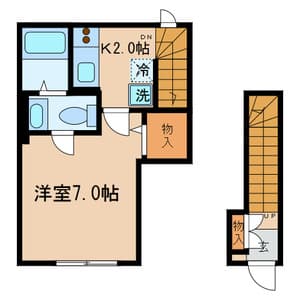 プランドール久が原 2階の間取り 1