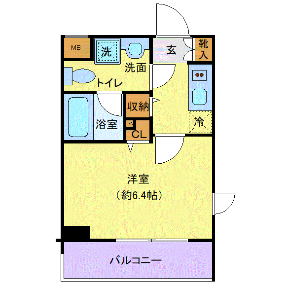 プレール・ドゥーク上高井戸 2階の間取り 1