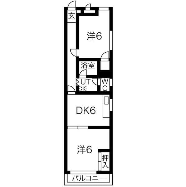 レスポワール新小岩 3階の間取り 1