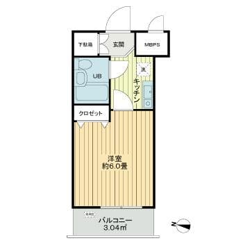 ライオンズマンション錦糸町第８ 8階の間取り 1