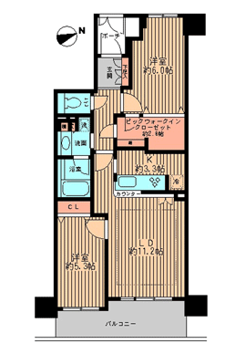 エコロジー浅草橋レジデンス 4階の間取り 1