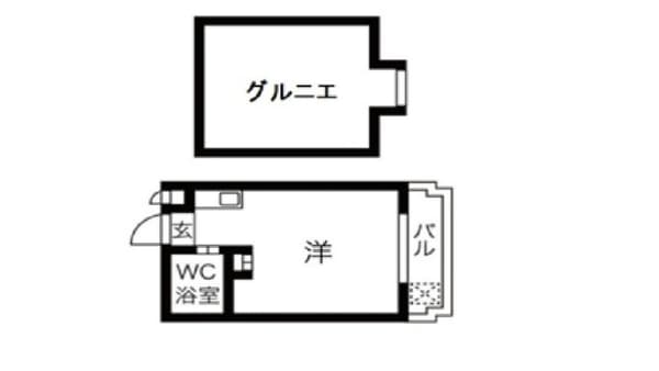 ジュエリー中野 2階の間取り 1