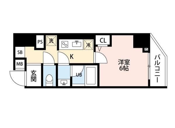 スペランツァ日本橋 3階の間取り 1