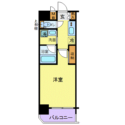 サンテミリオンお茶の水 2階の間取り 1