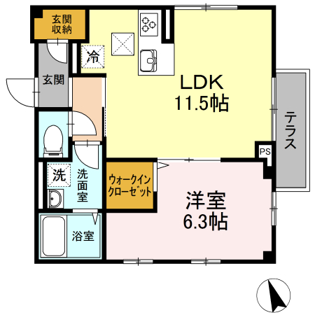 グラン メゾン 1階の間取り 1