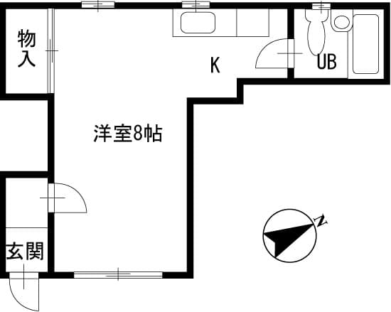 オークハウス 1階の間取り 1