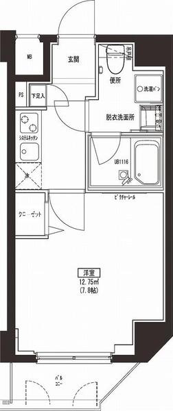 ハーモニーレジデンス東京ベイ 7階の間取り 1