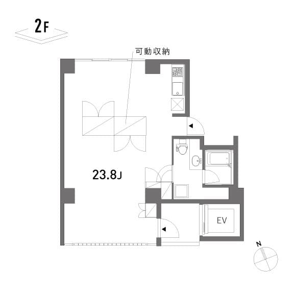 BALCON 2階の間取り 1