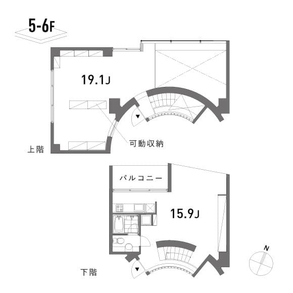 ilusa 5階の間取り 1