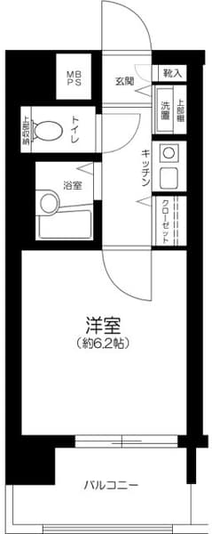 日神パレステージ笹塚第二 3階の間取り 1