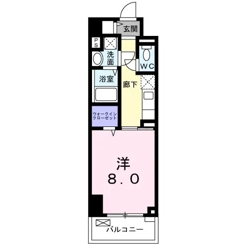 アン　ハヤシ　インク 4階の間取り 1