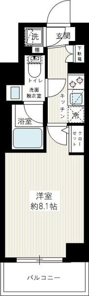 ＭＡＸＩＶ上板橋ＡＺ 4階の間取り 1