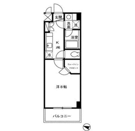 ノエル千駄木 2階の間取り 1