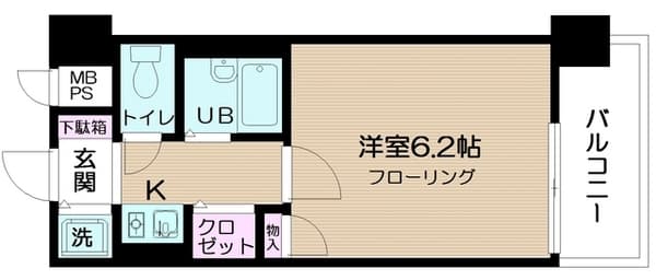 日神パレステージ笹塚第２ 4階の間取り 1