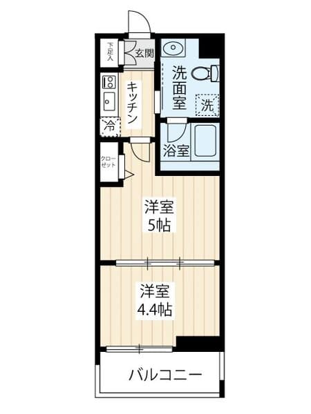 ＭＡＸＩＶ西荻窪ＡＺ 203の間取り 1