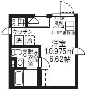 クラス木場公園 5階の間取り 1