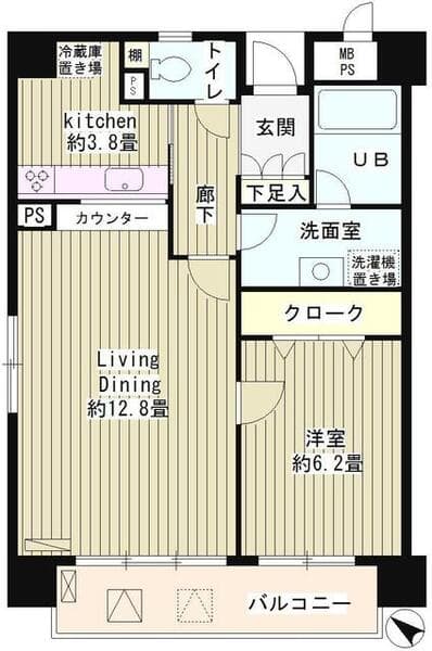 アステリオン松濤 4階の間取り 1