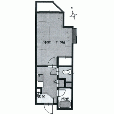 N’s　コート　139REX　新橋　 6階の間取り 1