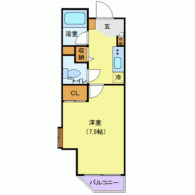 N’s　コート　139REX　新橋　 2階の間取り 1